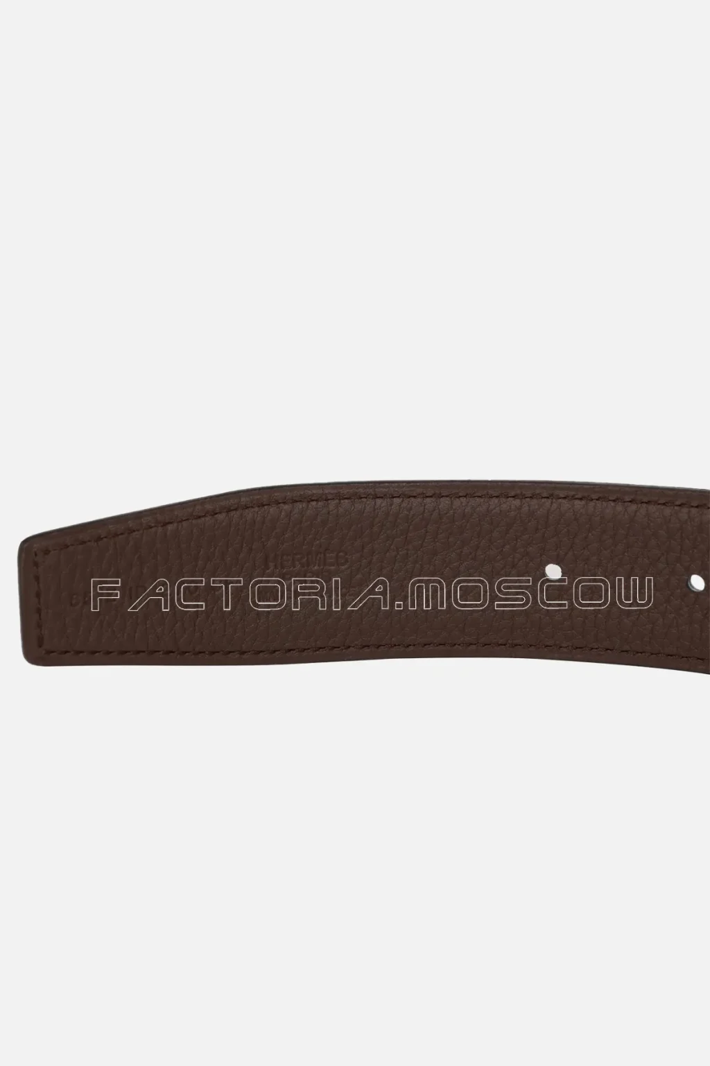 Hermès 32mm Reversible Black/Chocolate Constance H Belt 85 Palladium Buckle