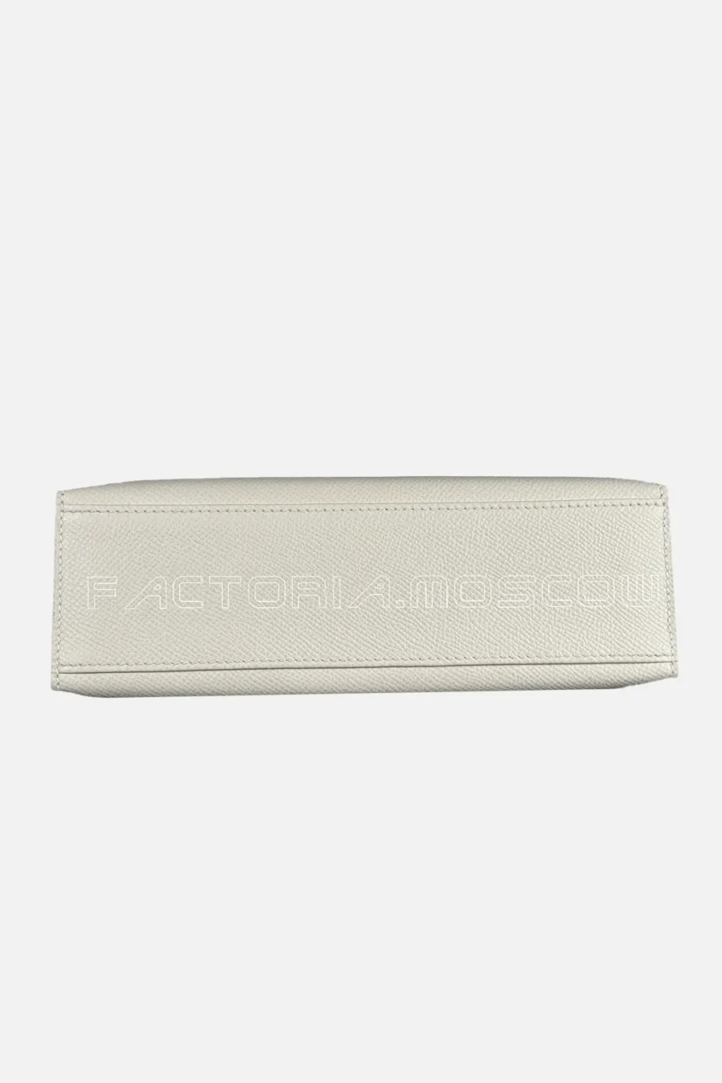 Hermes Kelly Pouchette Epsom Colour Craie PHW