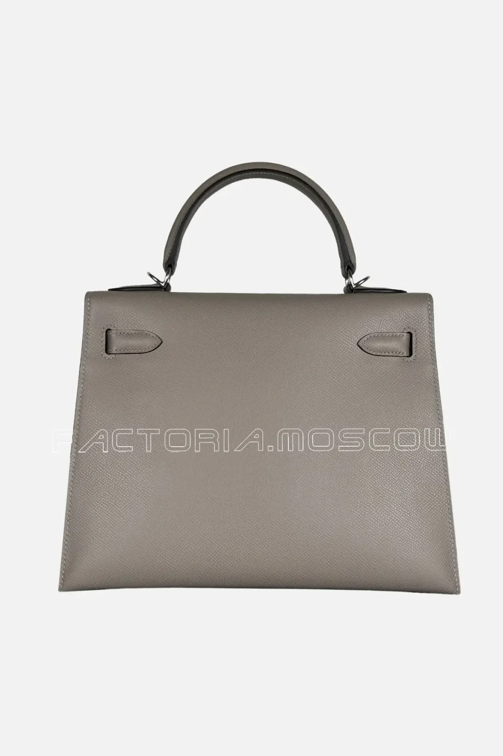 Hermès Kelly Sellier 28 Epsom Colour Gris Asphalt PHW