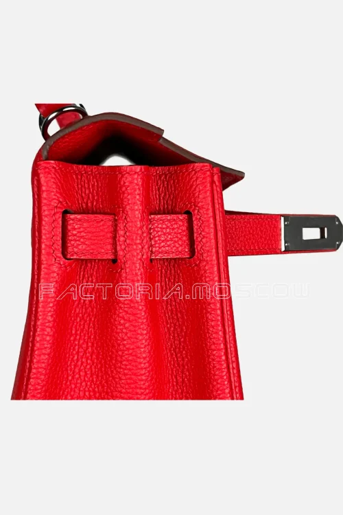 Hermes Kelly Retourne 28 Togo Colour Rouge de coeur PHW