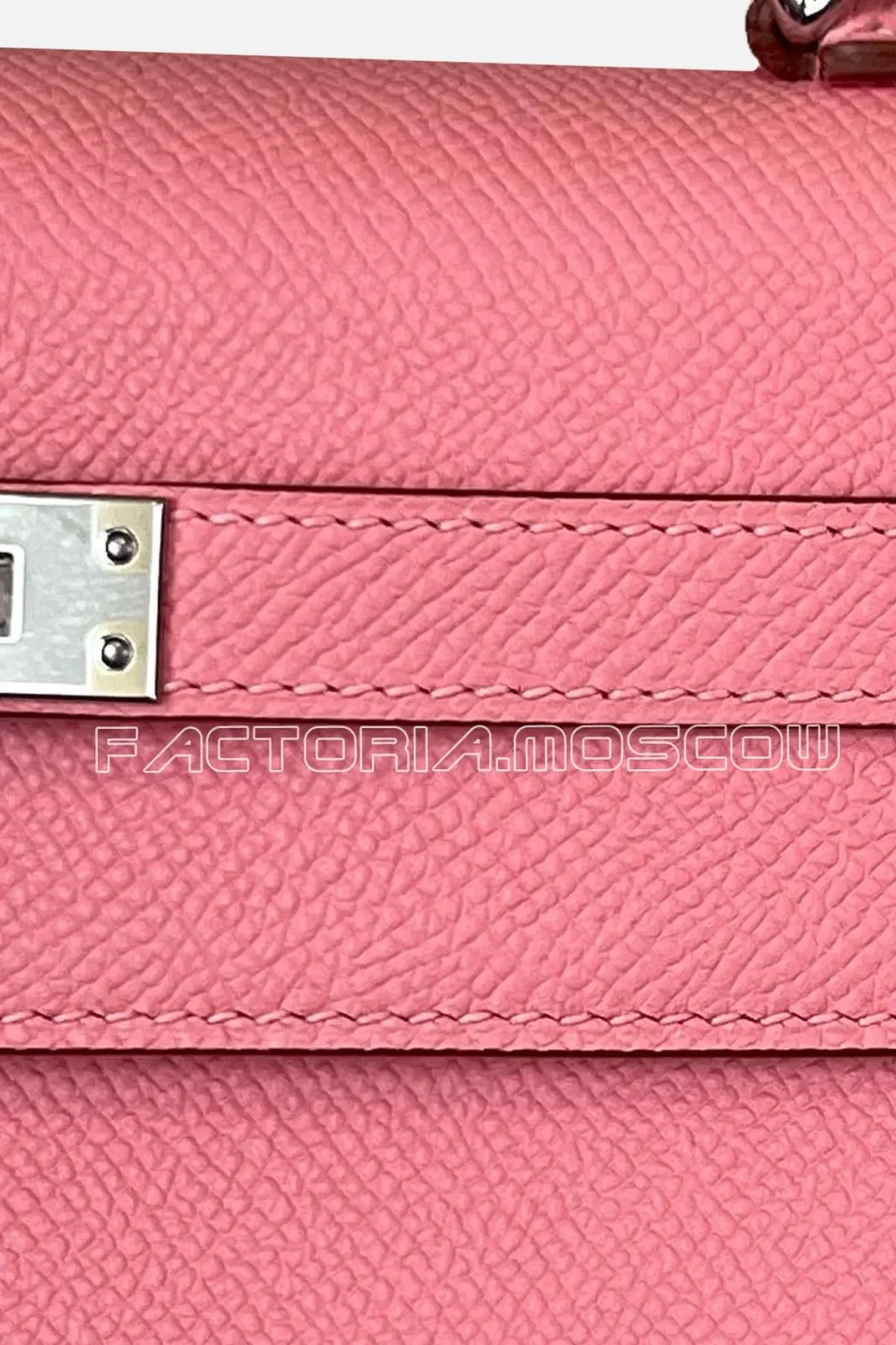 Hermes Kelly Sellier 25 Epsom Rose Confetti PHW
