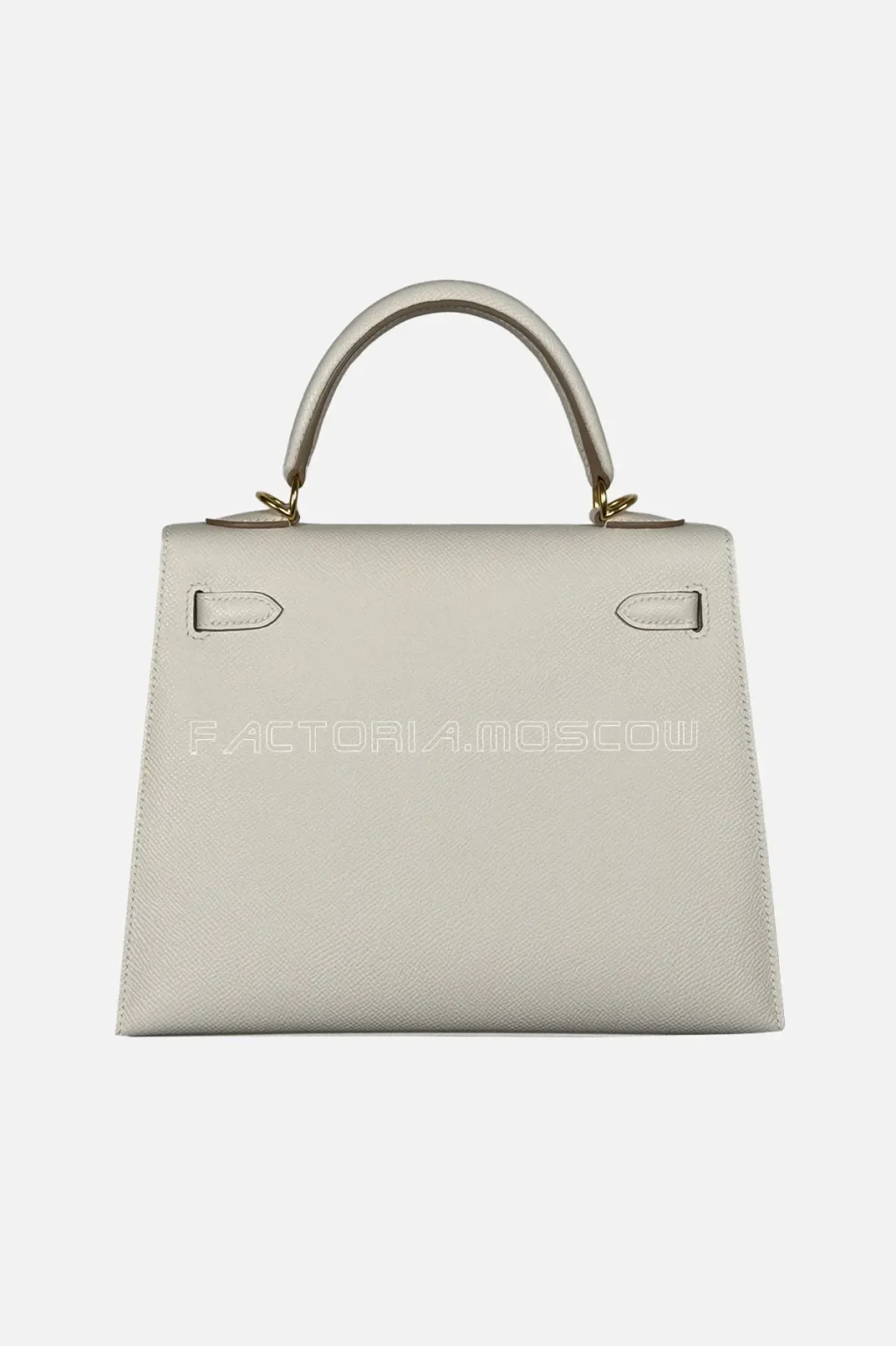Hermes Kelly Sellier 25 Epsom Colour Craie Hardware GHW