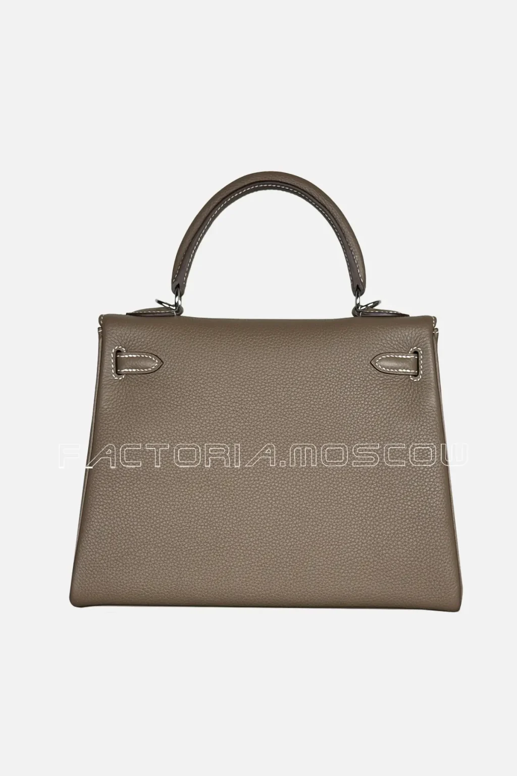 Hermes Kelly Retourne 25 Togo Colour Etoupe PHW