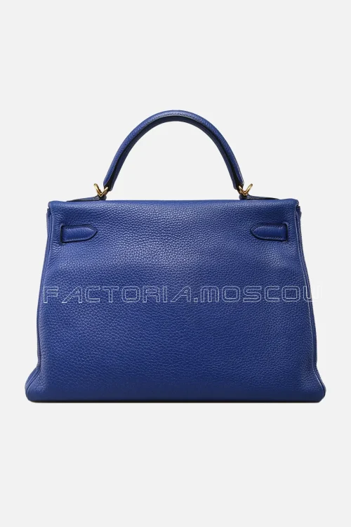 Hermes Kelly Retourne 32 Togo Colour Blue Electrique GHW