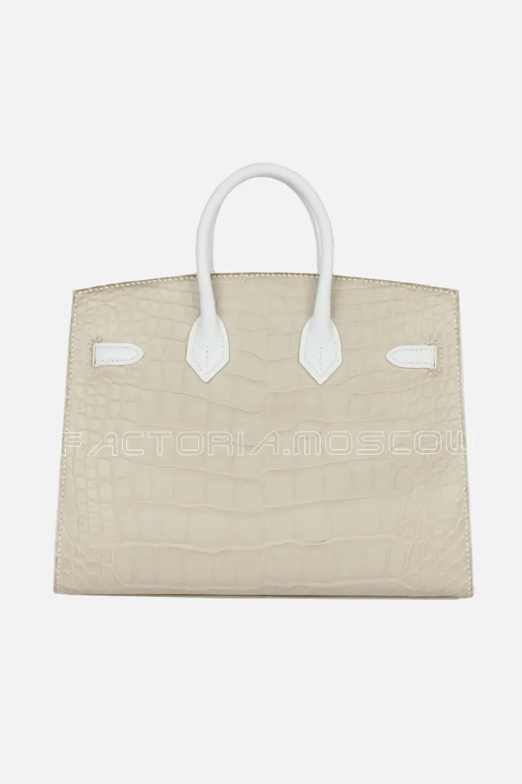 Hermès Faubourg Birkin Sellier 20 Beton Matte Alligator, Blanc Togo, Bleu Brume Chèvre and White, Orange H and Craie Swift, Blanc Sombrero PHW