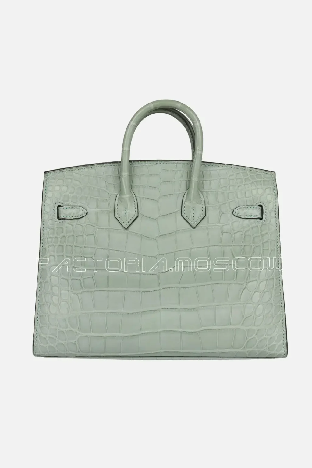 Hermès Birkin Sellier 20 Vert D'eau Matte Alligator GHW