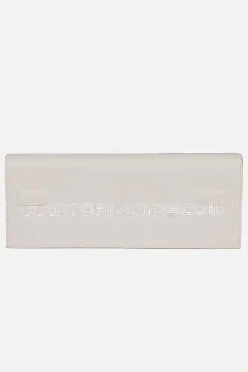 Hermès Shadow Kelly Cut Gris Pale Swift