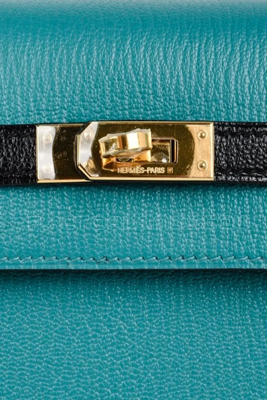 Hermes Kelly Sellier 25 Special Order HSS Chevre Mysore Blue Paon/Noir PHW
