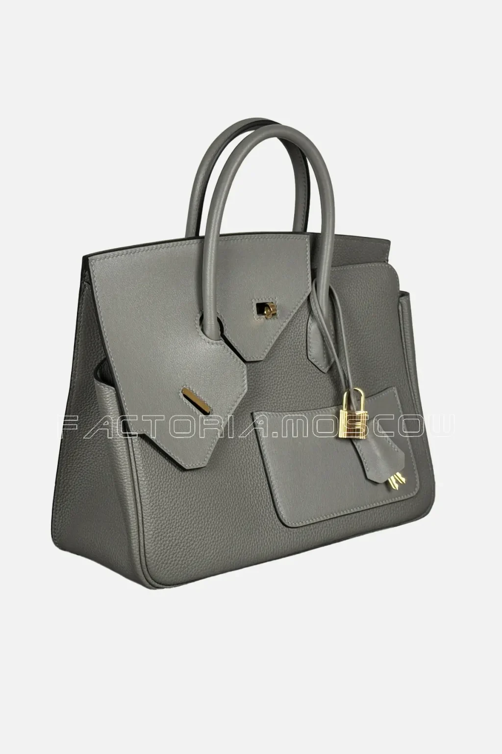 Hermes Birkin En Desordre 30 Togo/Swift Colour Gris Meyer GHW