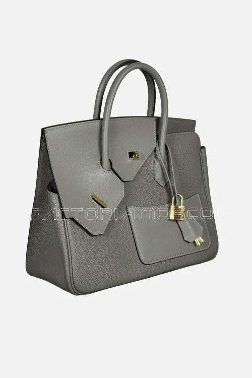 Hermes Birkin En Desordre 30 Togo/Swift Colour Gris Meyer GHW