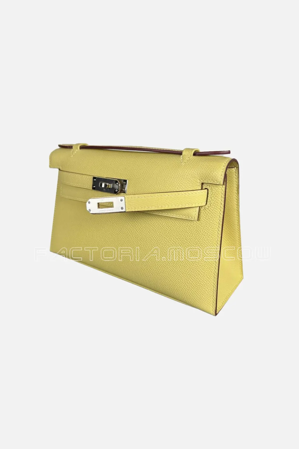 Hermes Kelly Pouchette Epsom Colour Jaune Poussin PHW