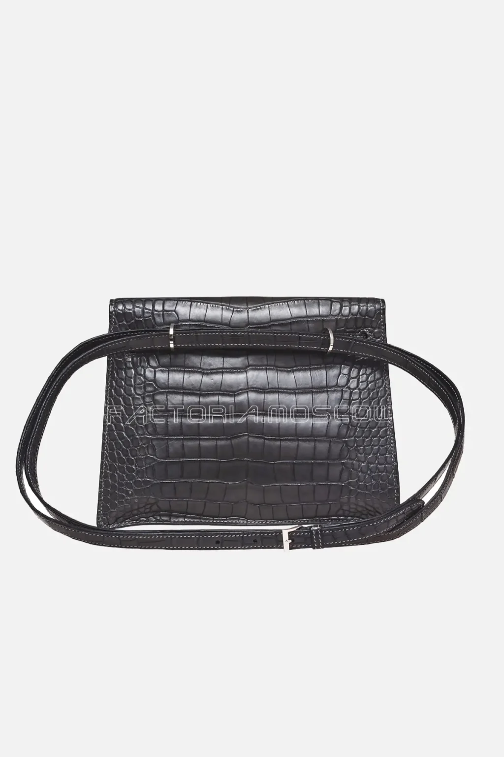 Hermes Kelly Danse II Matte Plomb Alligator PHW