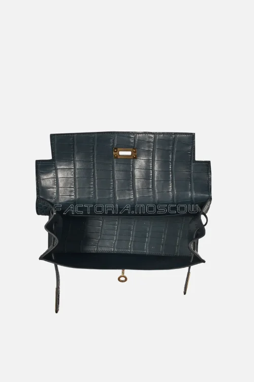 Hermes Kelly Danse II Matte Vert Rousseau Alligator GHW
