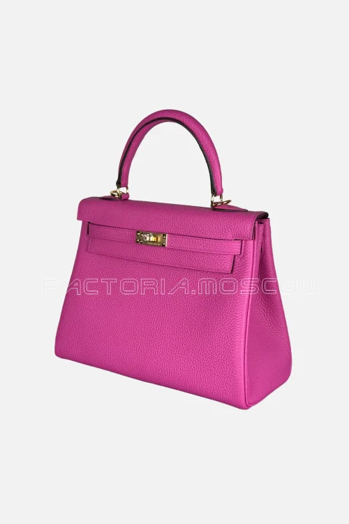 Hermes Kelly Retourne 25 Togo Colour Magnolia GHW