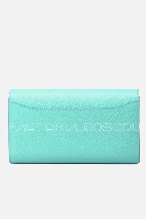 Hermes Constance Wallet Epsom Blue Lagoon Hardware Phw