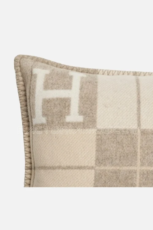 Hermes Cushion Avalon III PM H Camomille / Coco Throw Pillow Set of 2