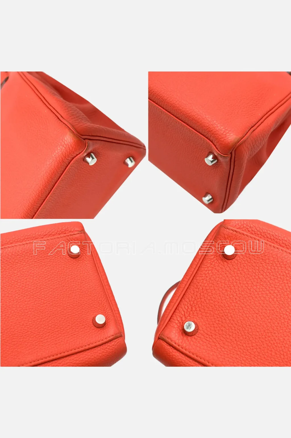 Hermes Kelly Retourne 32 Togo Colour Geranium PHW