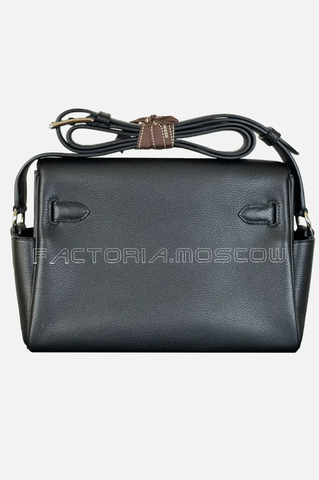 Hermes Kelly Messenger Evercolor Colour Black PHW