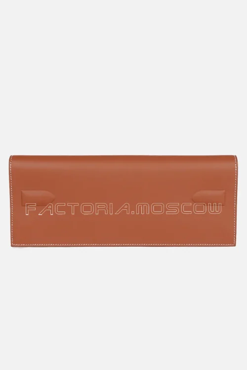 Hermès Shadow Kelly Cut Gold Swift Calfskin