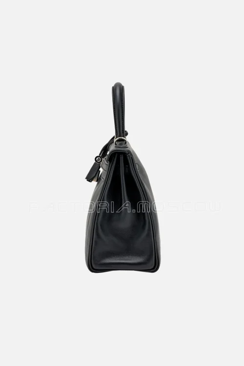 Hermès Kelly Retourne 25 Swift Colour Black PHW