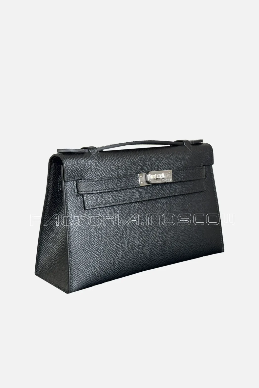 Hermes Kelly Pochette Epsom Colour Black Hardware PHW