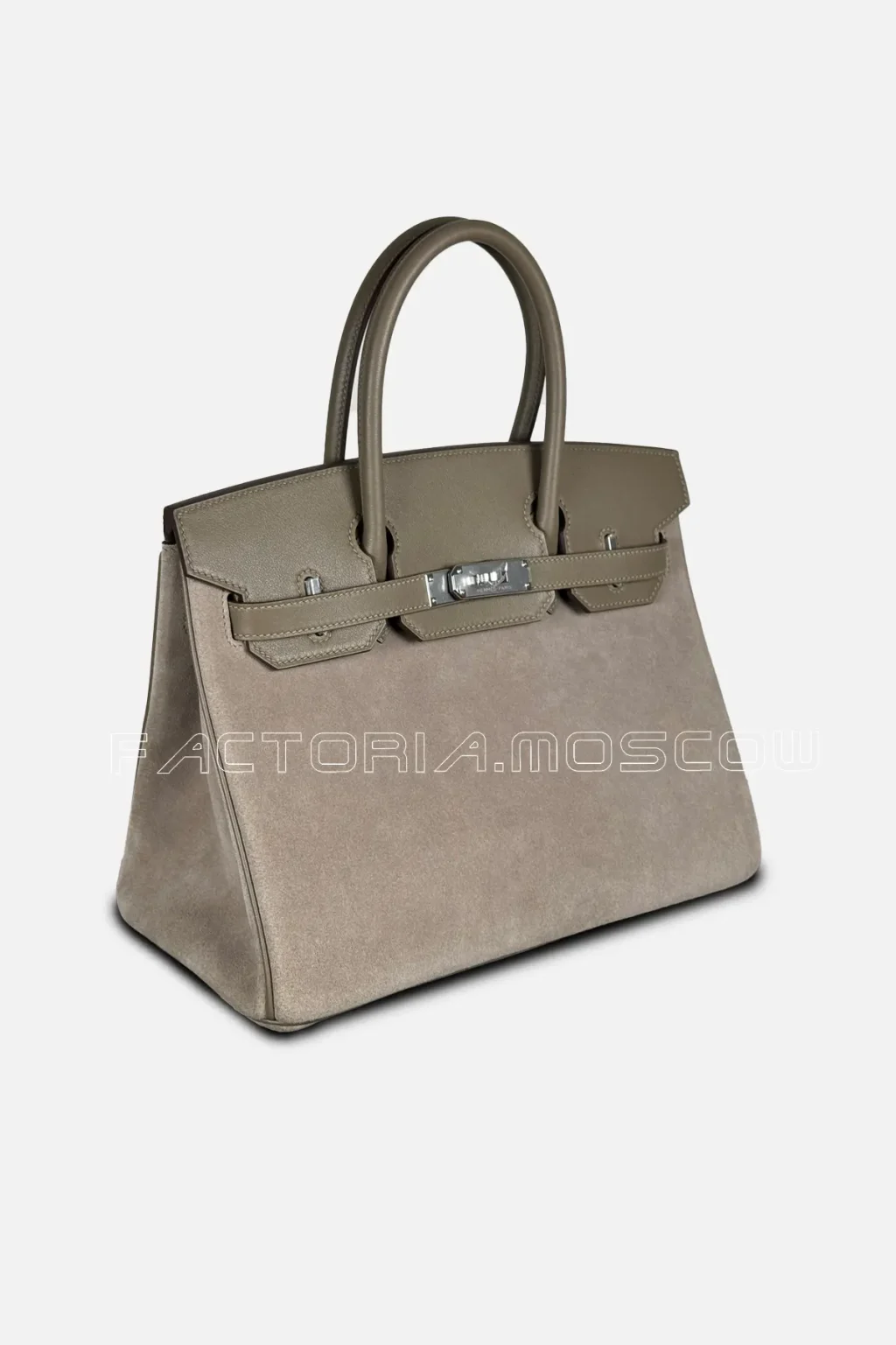 Hermes Birkin 30 Grizzly Colour Gris Caillou/Etoupe PHW