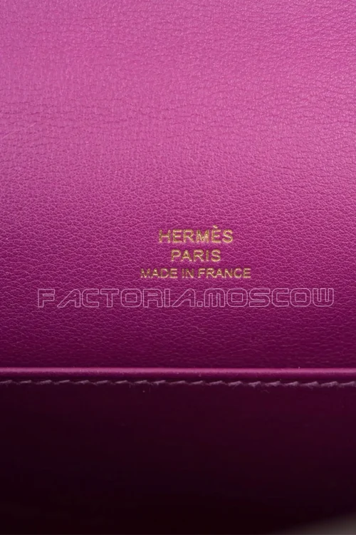 Hermes Kelly Pouchette Swift Colour Anemone GHW
