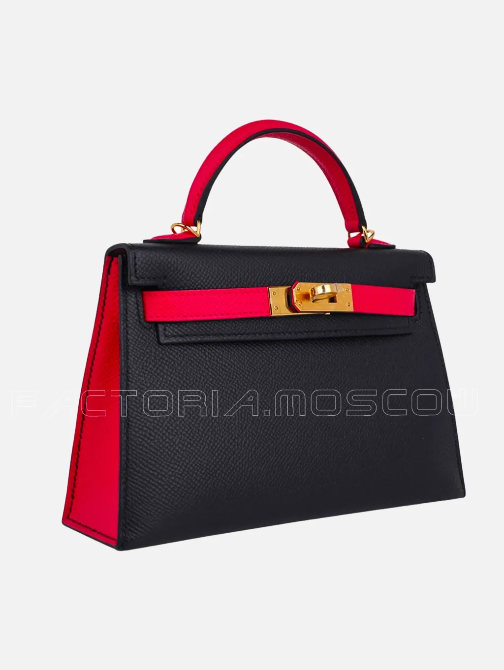 Hermes HSS Special Order Kelly Mini ll 20 Epsom Colour Black/Rose Extreme GHW