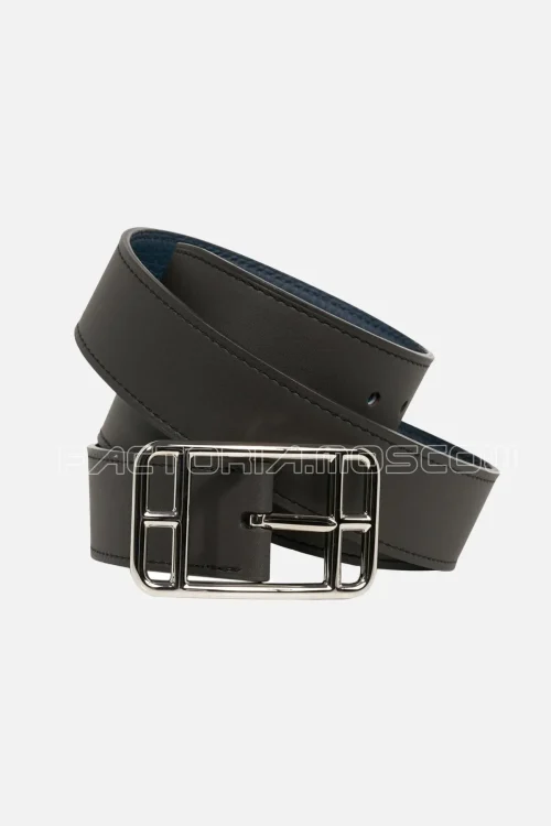 Hermes Belt Cape Cod Reversible 32mm Brown/Blue de Prusse