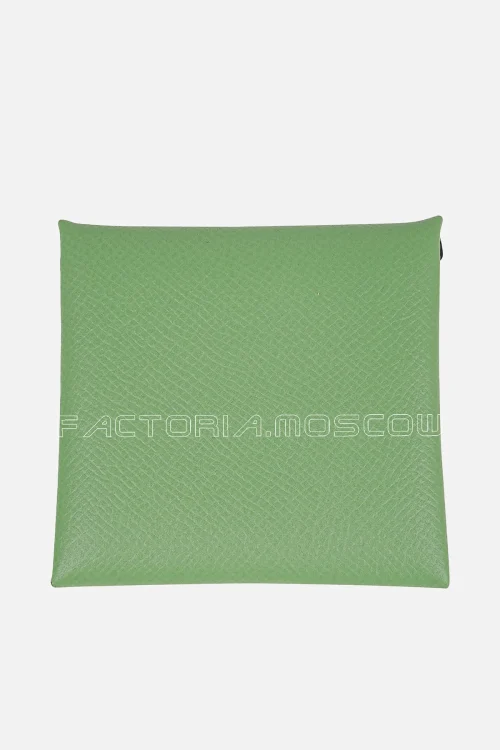 Hermes Bastia Change Purse Epsom leather Vert Criquete