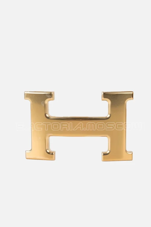 Hermes Belt H Constance 32 mm White/Black Epsom Gold Buckle