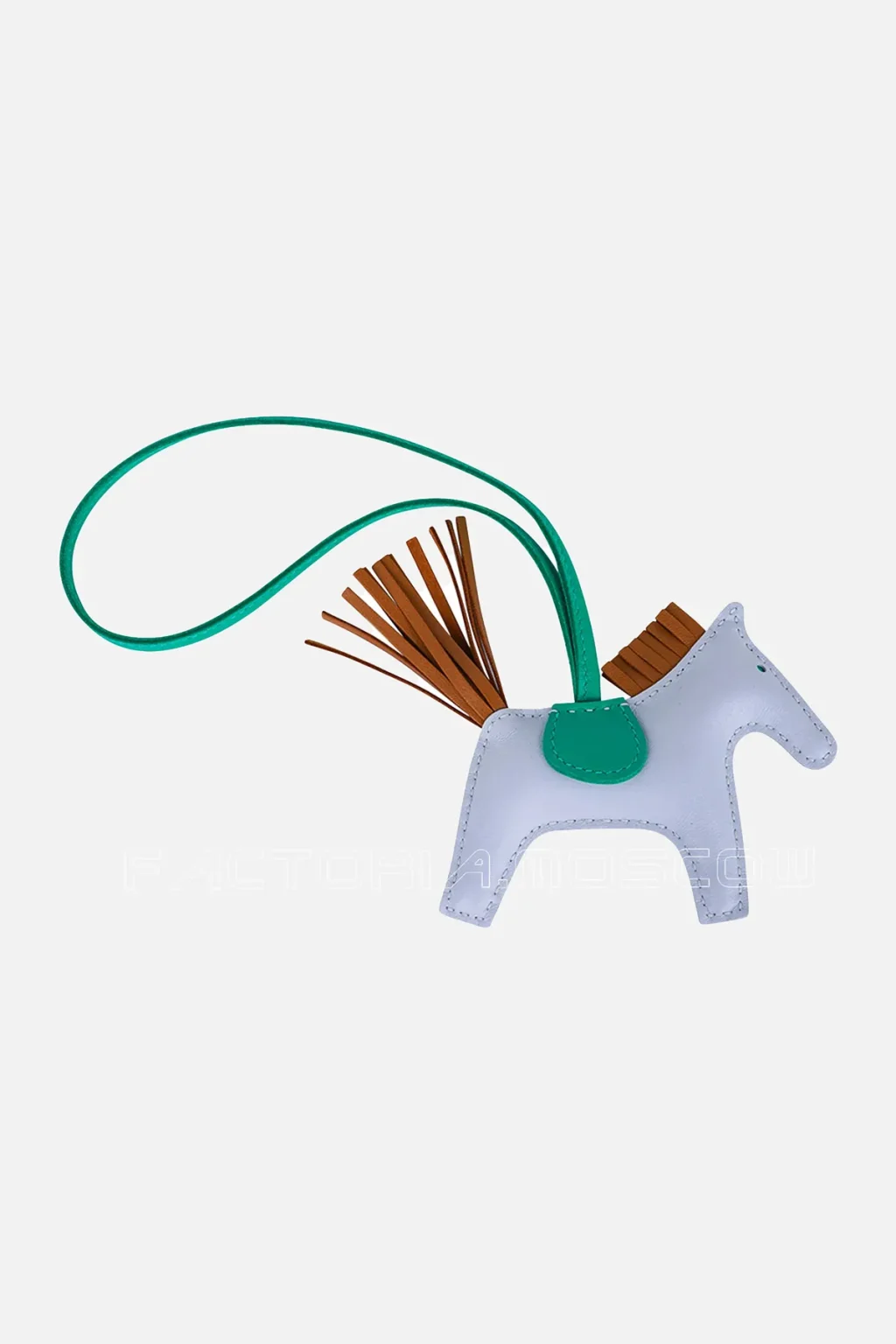 Hermes Rodeo PM Bag Charm Bleu Brume / Menthe / Sesame