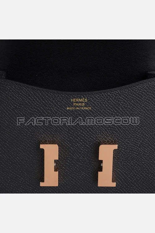 Hermes Constance Slim Epsom leather Black Hardware Rghw