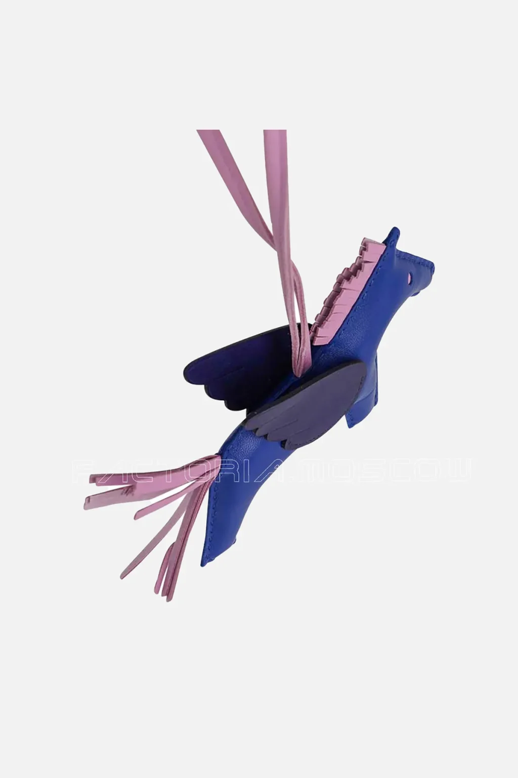 Hermes Pegase Rodeo PM Bag Charm Blue de France /Blue Sapphire/Mauve Sylvestre