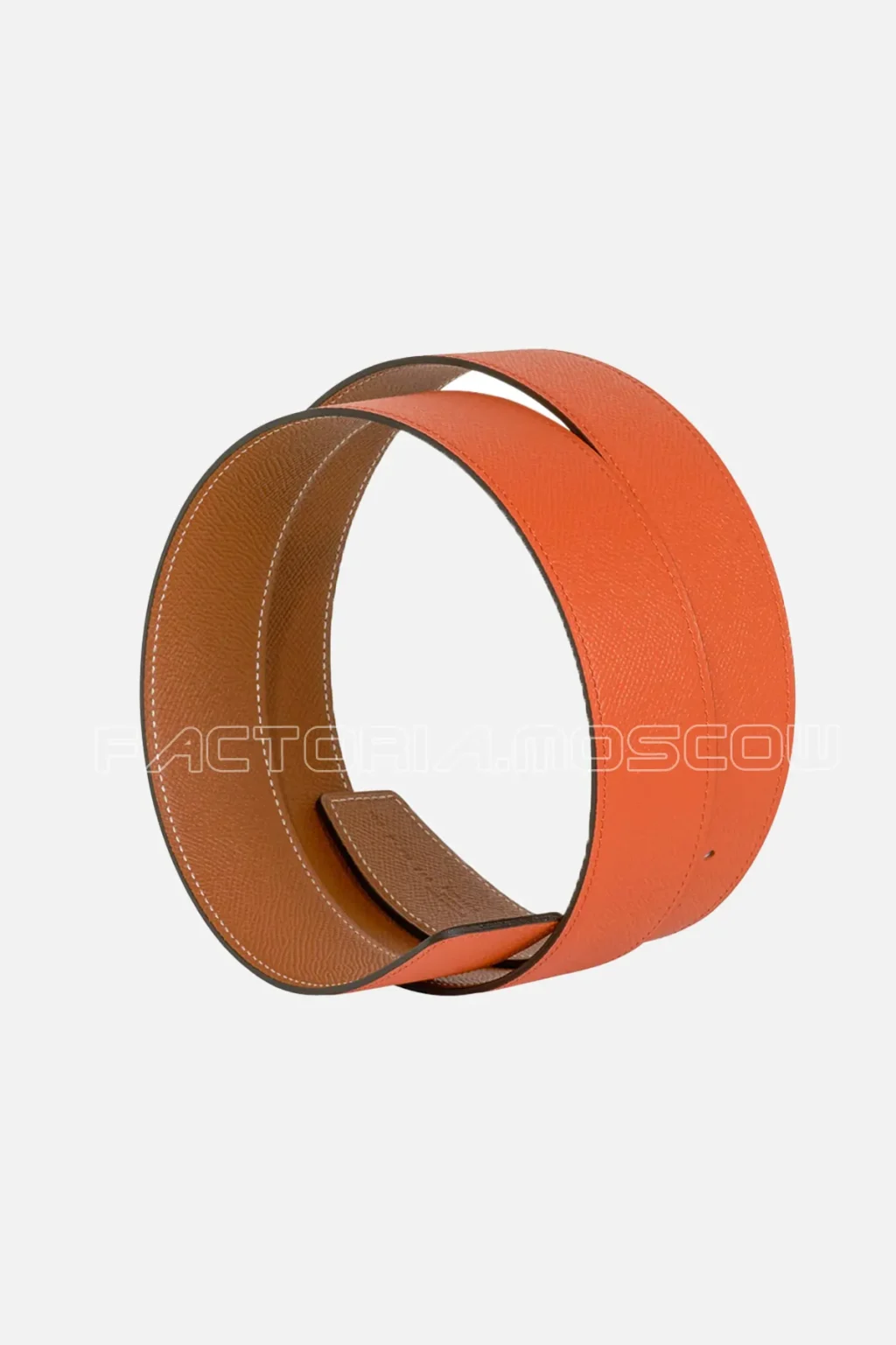 Hermes Belt Constance 42mm Orange/Gold Brushed Gold Buckle