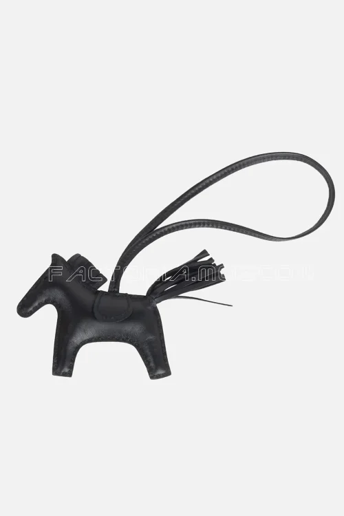 Hermes Rodeo PM Bag Charm So Black Limited Edition New w/ Box