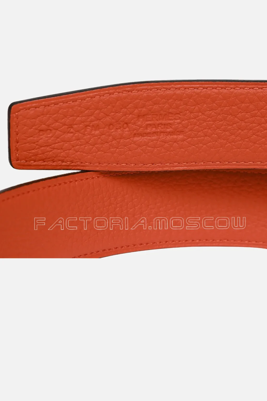 Hermès 32 mm Reversible Black/Orange Constance H Belt 80 Brushed Gold Buckle