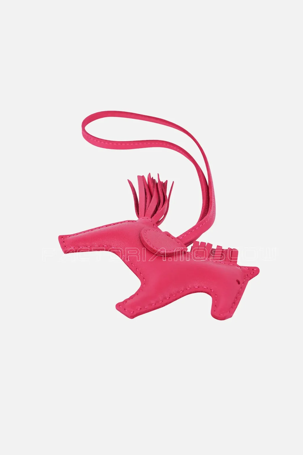 Hermes Rodeo PM Bag Charm Rose Mexico New w/ Box