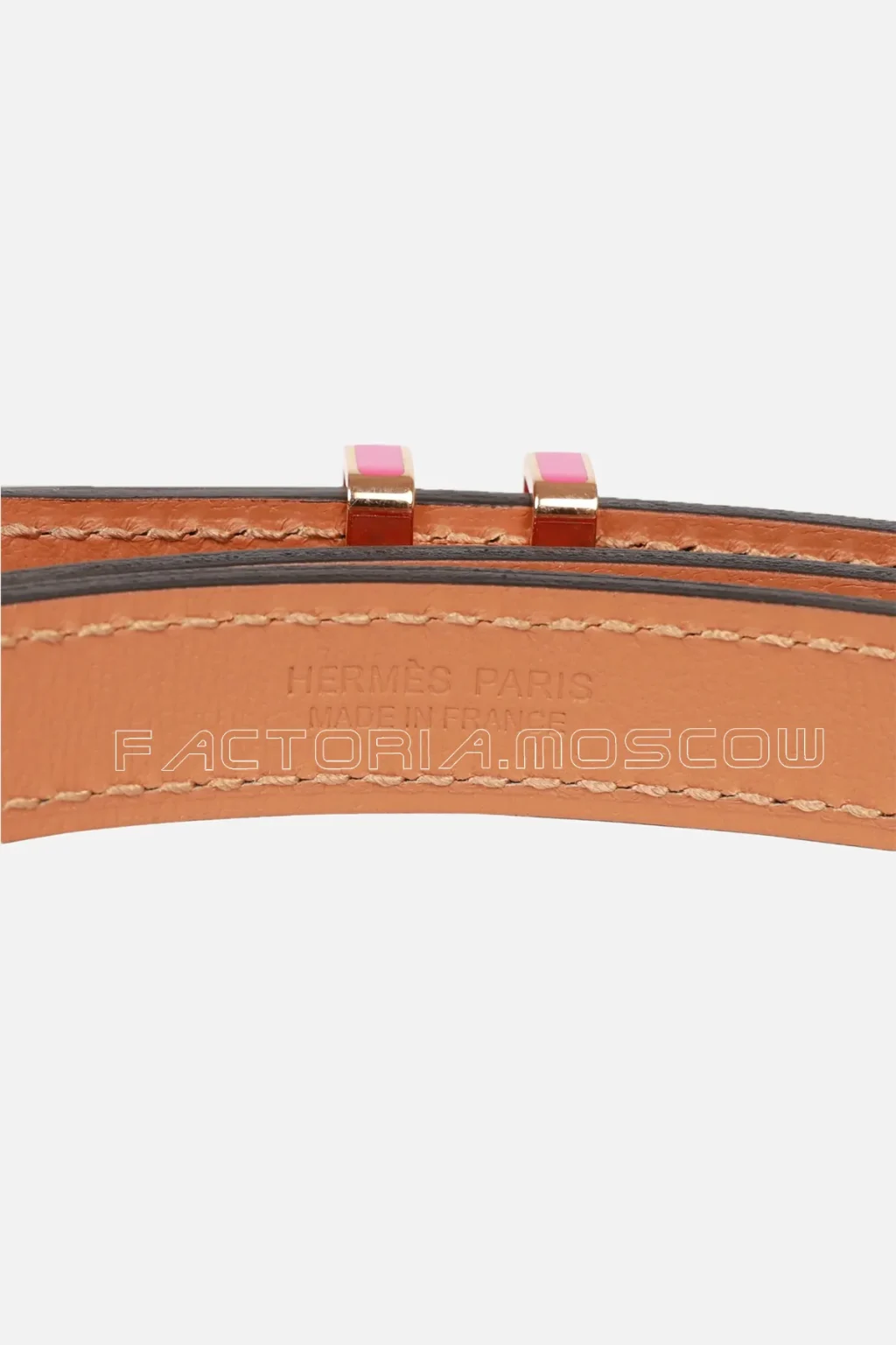 Hermès Pop H Belt 15mm Rose Extreme Epsom Rose Gold 80cm