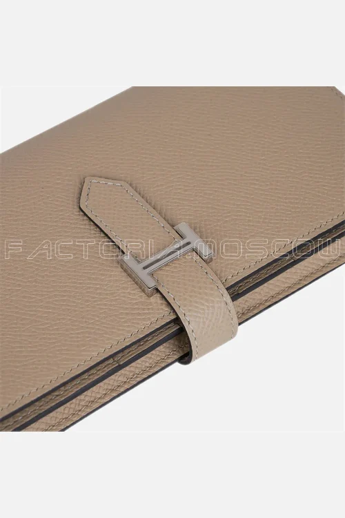 Hermes Bearn long wallet Epsom Trench Hardware Phw