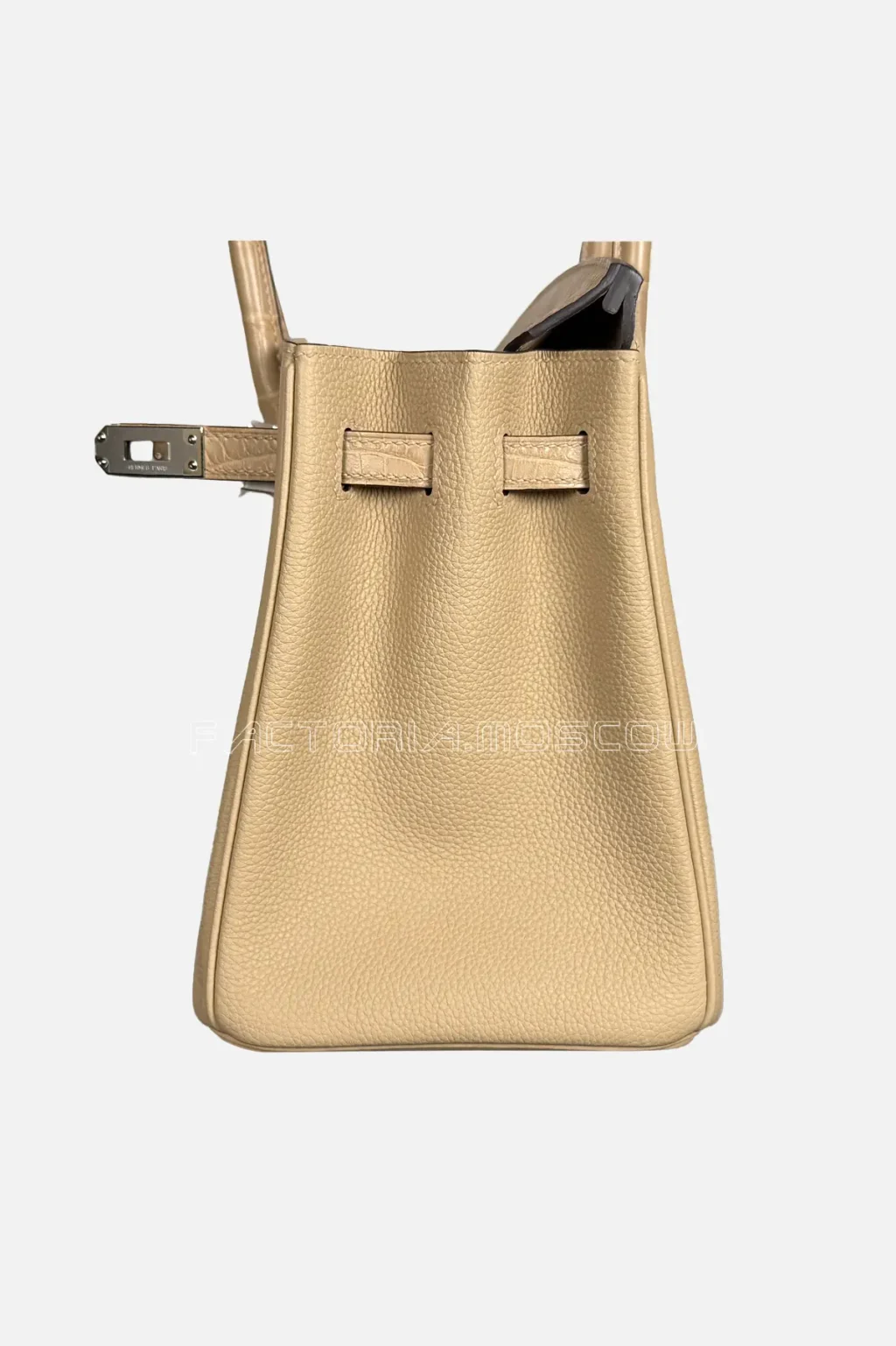 Hermes Birkin Touch 25 Alligator Matte/Togo Colour Trench Hardware PHW