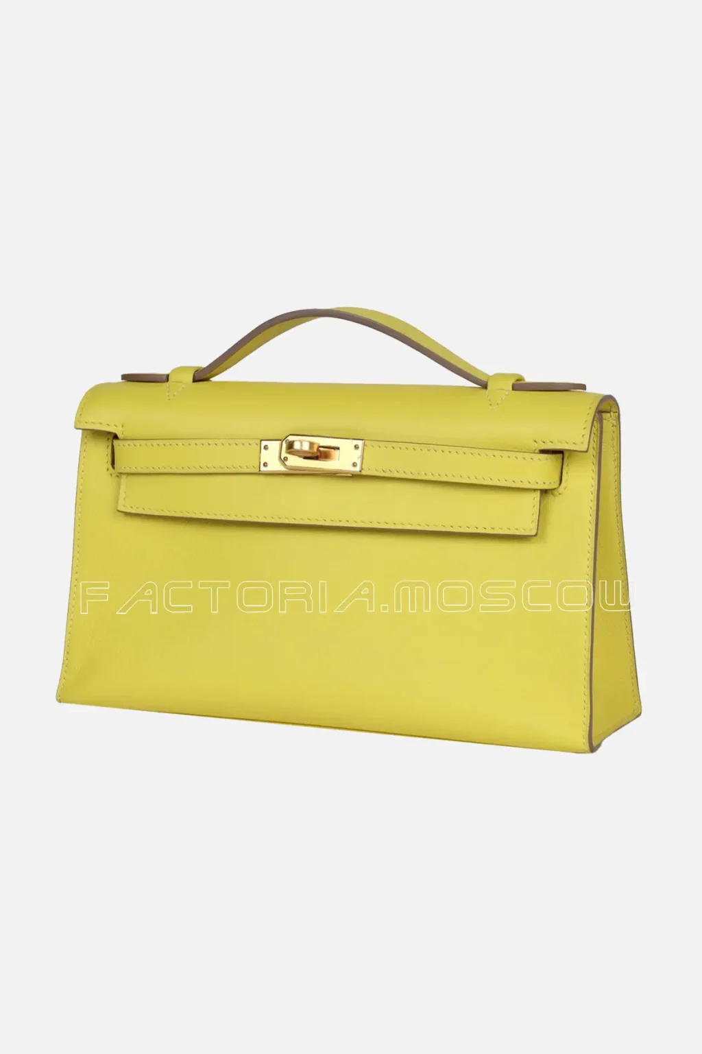 Hermès Kelly Pochette Swift Colour Lime GHW