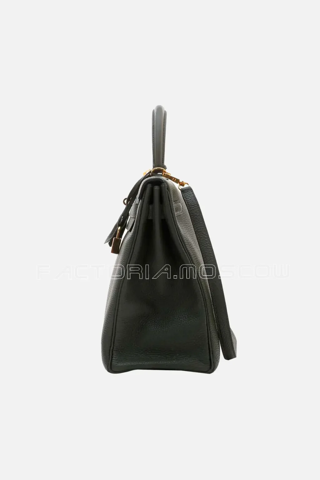 Hermès Kelly Retourne 35 Togo Colour Vert Olive GHW