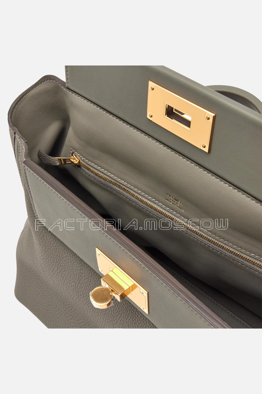 Hermes 24/24 29 Gris Meyer Togo/Swift GHW