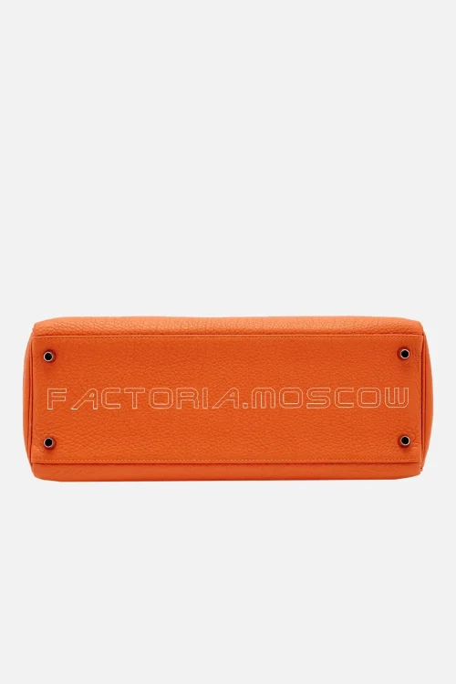 Hermès  Kelly Retourne 35 Clemence Colour Orange H PHW