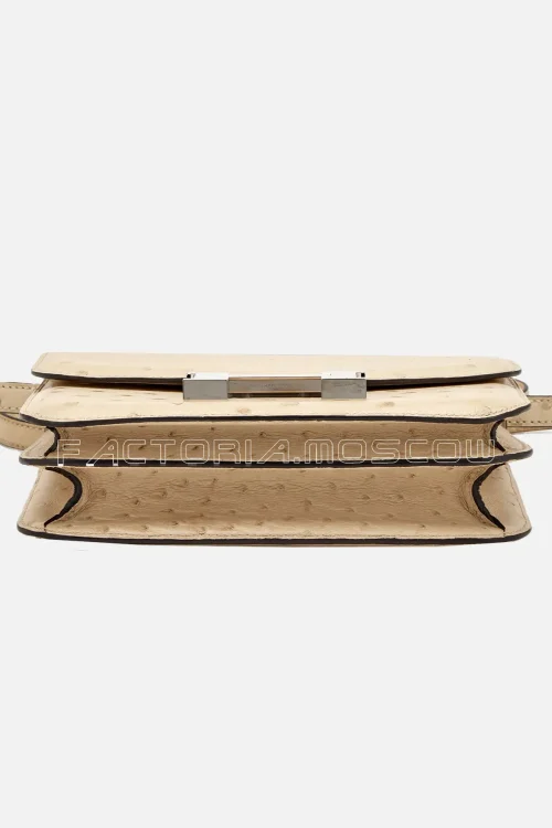 Hermès Constance 18 Ostrich Parchemin PHW