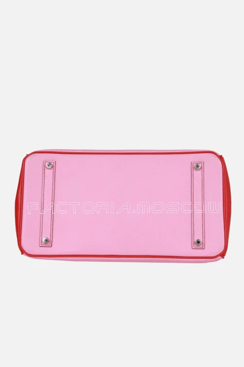 Hermès Special Order (HSS) Birkin 35 Epsom Colour Bubblegum And Bougainvillea PHW