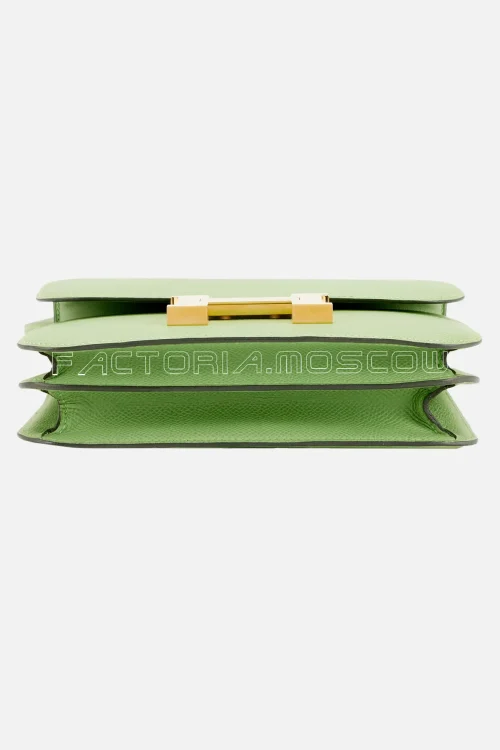 Hermès Mini Constance 18 Epsom Vert Criquet GHW