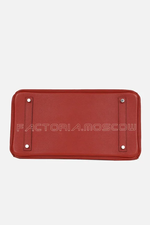 Hermès Birkin 35 Ghillies Clemence/Evercolor Colour Brique PHW
