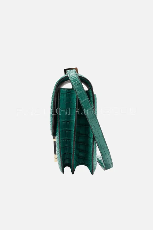Hermès Constance 18 Matte Alligator Malachite Permabrass Hardware